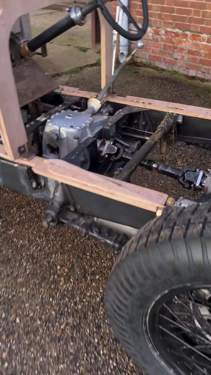 8 Litre Bentley Restoration - chassis rebuilt