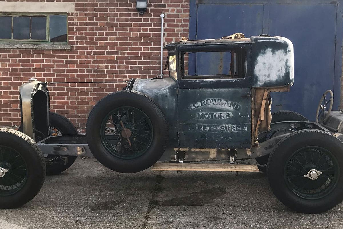Bentley 6.5 Litre Harrison body Coupe before restoration